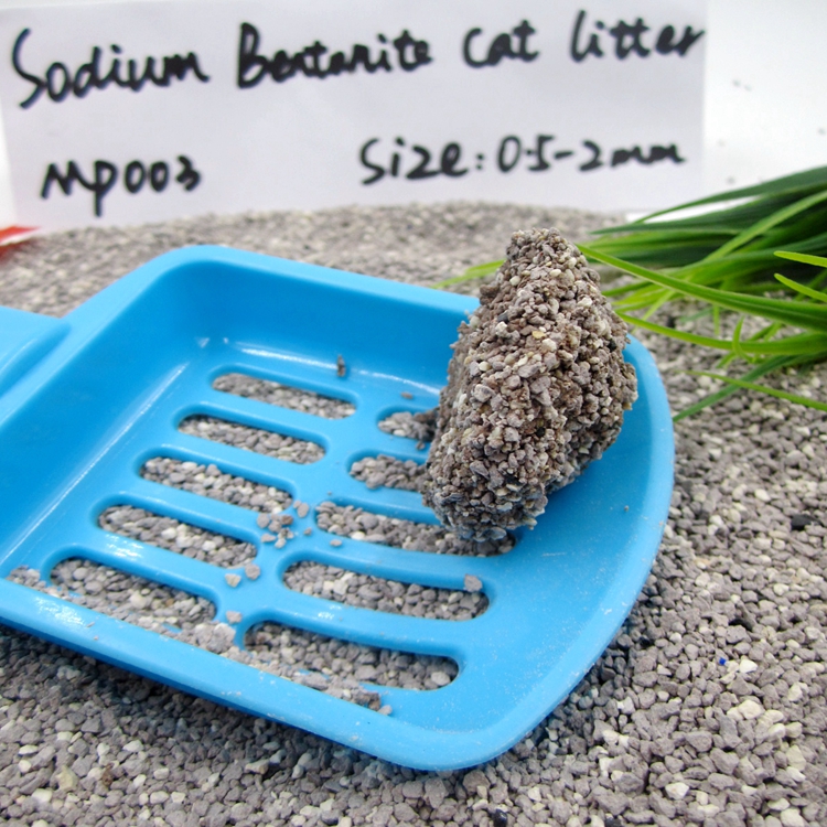Premium Sodium Bentonite Clay Cat Litter--Super clumping GP003